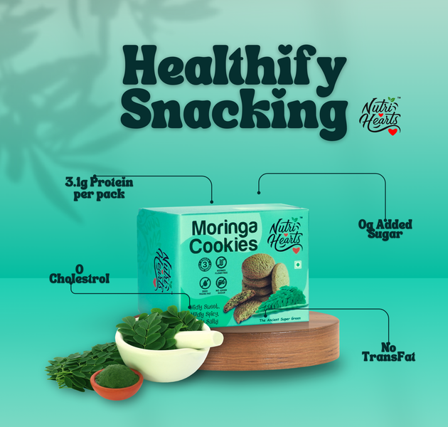 Nutri Hearts Moringa Cookies